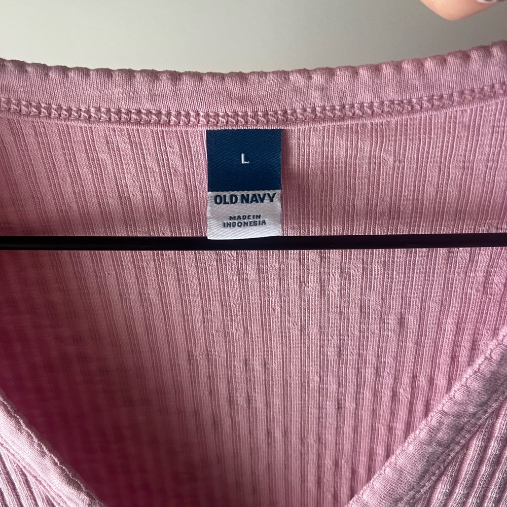 Old Navy Ribbed Button Up - Picture 3 of 3